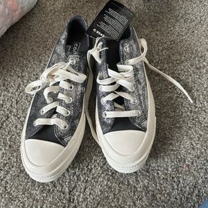 Converse Monochrome Lace-Up Sneakers
